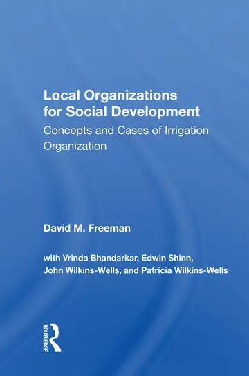 Cover of Local Organizations for Social Development
