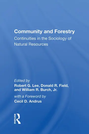 Cover of Community and Forestry