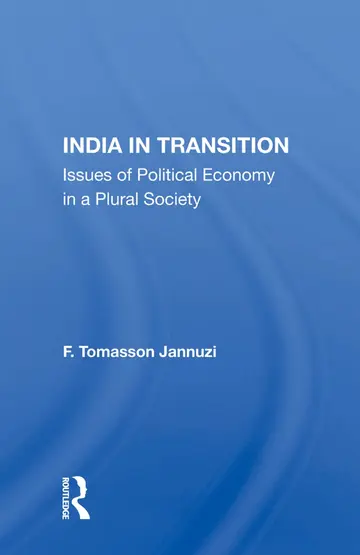 Cover of India in Transition