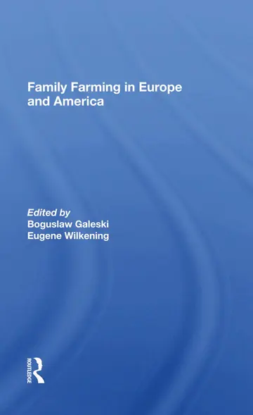 Cover of Family Farming in Europe and America