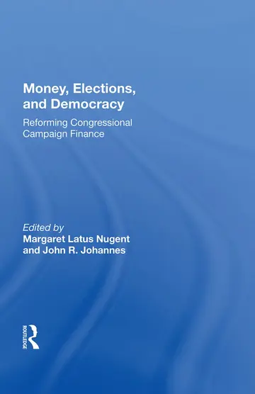 Cover of Money, Elections, and Democracy