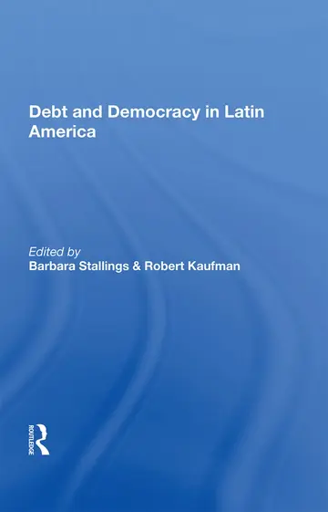 Cover of Debt and Democracy in Latin America