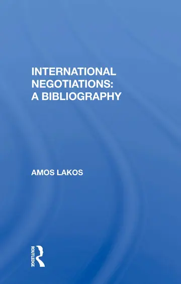Cover of International Negotiations