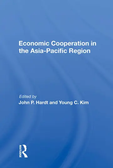 Cover of Economic Cooperation in the Asia-pacific Region