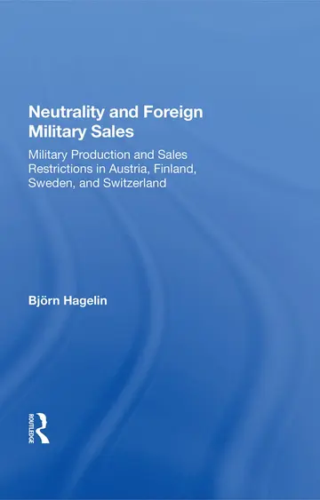 Cover of Neutrality and Foreign Military Sales