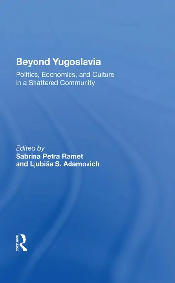 Cover of Beyond Yugoslavia