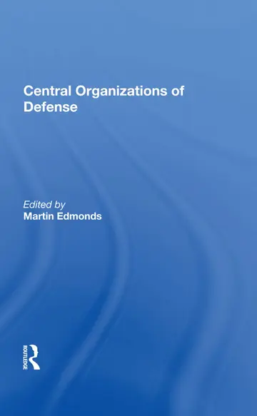 Cover of Central Organizations of Defense