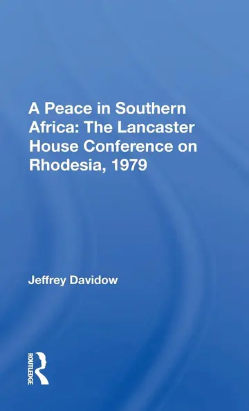 Cover of A Peace in Southern Africa