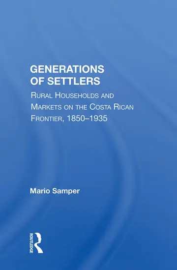 Cover of Generations of Settlers