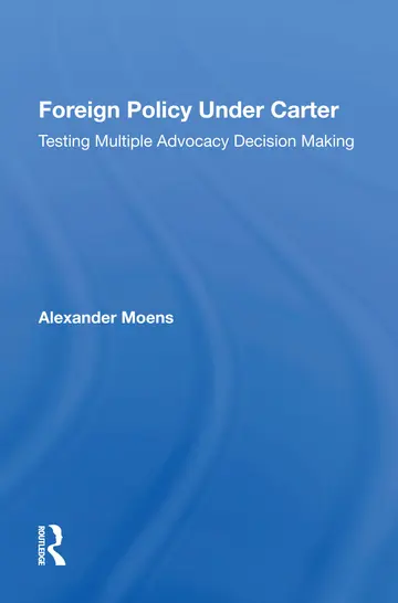 Cover of Foreign Policy Under Carter