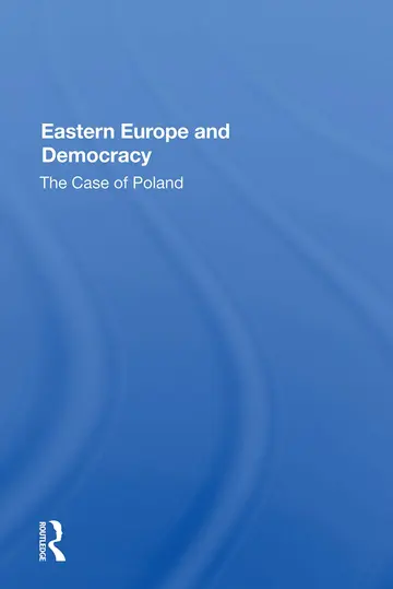 Cover of Eastern Europe and Democracy