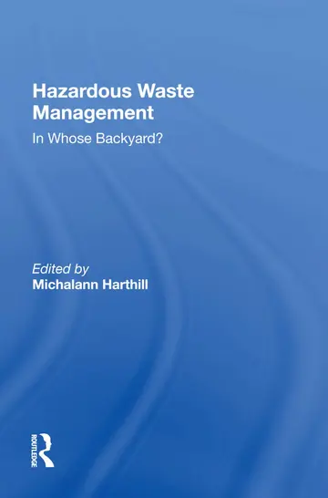 Cover of Hazardous Waste Management
