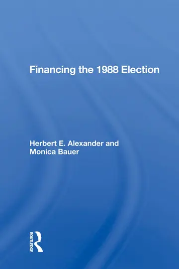 Cover of Financing the 1988 Election