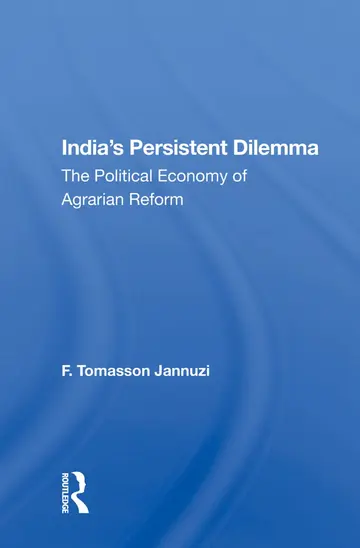 Cover of India's Persistent Dilemma