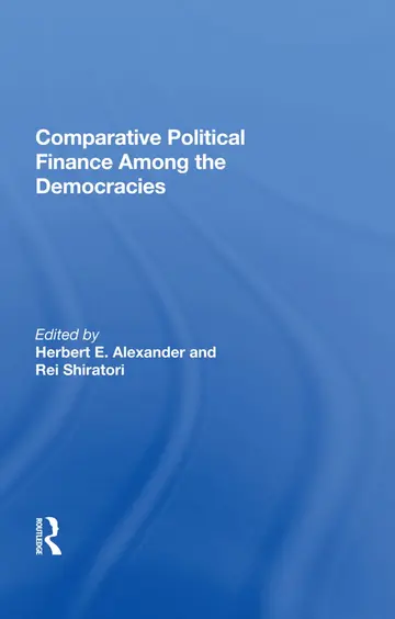 Cover of Comparative Political Finance Among the Democracies