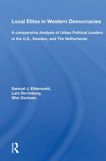 Cover of Local Elites in Western Democracies
