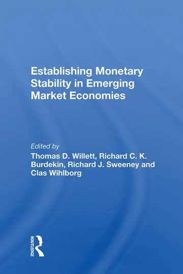 Cover of Establishing Monetary Stability in Emerging Market Economies