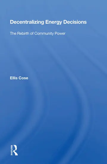 Cover of Decentralizing Energy Decisions