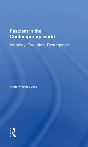 Cover of Fascism in the Contemporary World