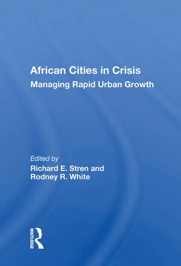 Cover of African Cities in Crisis