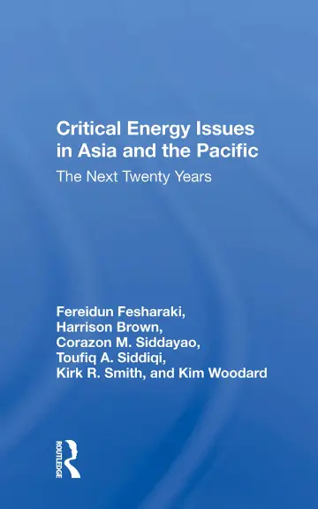 Cover of Critical Energy Issues in Asia and the Pacific