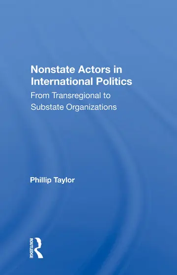 Cover of Nonstate Actors in International Politics