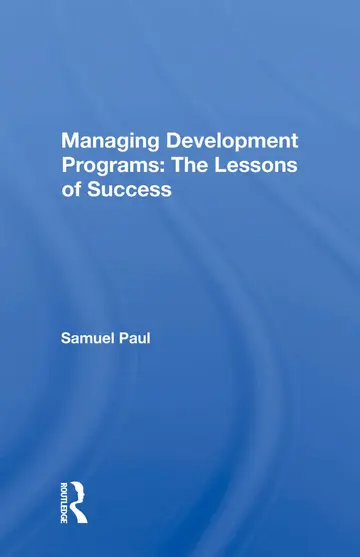 Cover of Managing Development Programs