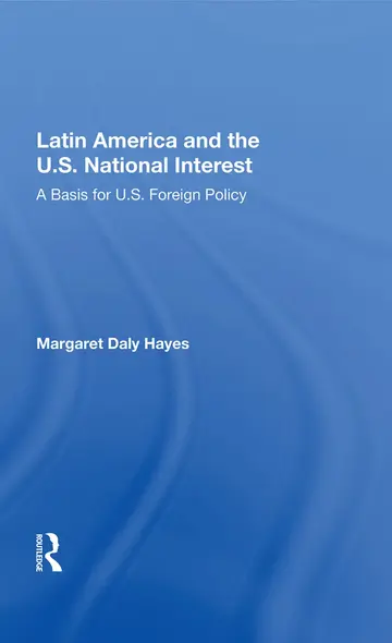 Cover of Latin America and the U.S. National Interest
