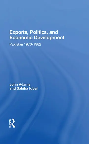 Cover of Exports, Politics, and Economic Development