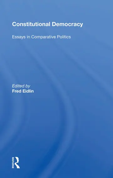 Cover of Constitutional Democracy
