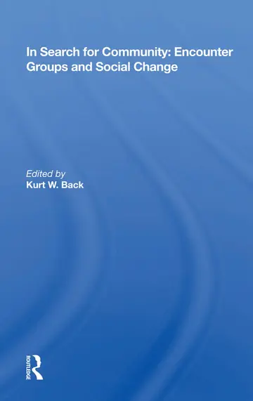 Cover of In Search for Community
