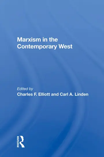 Cover of Marxism in the Contemporary West
