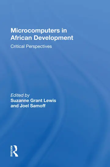 Cover of Microcomputers in African Development