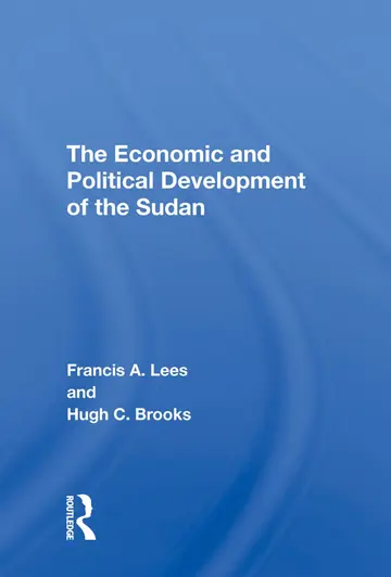 Cover of The Economic and Political Development of the Sudan