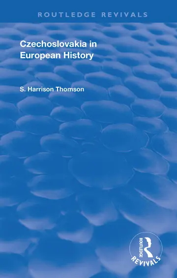 Cover of Czechoslovakia in European History