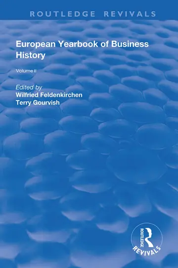 Cover of The European Yearbook of Business History
