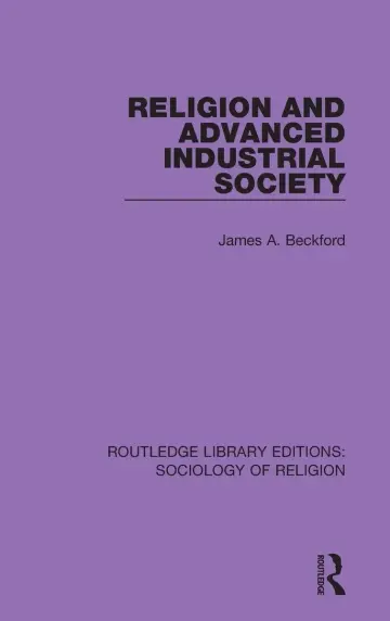 Cover of Religion and Advanced Industrial Society