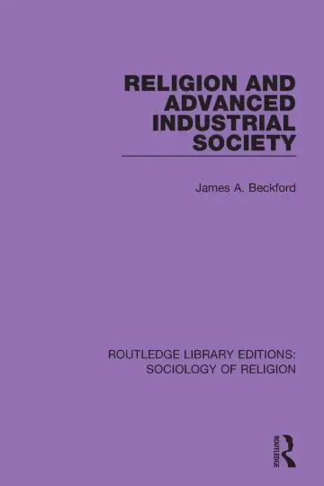 Cover of Religion and Advanced Industrial Society