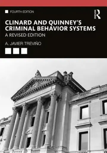 Cover of Clinard and Quinney's Criminal Behavior Systems