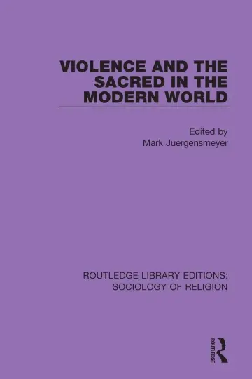 Cover of Violence and the Sacred in the Modern World