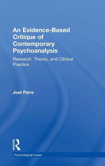 Cover of An Evidence-Based Critique of Contemporary Psychoanalysis