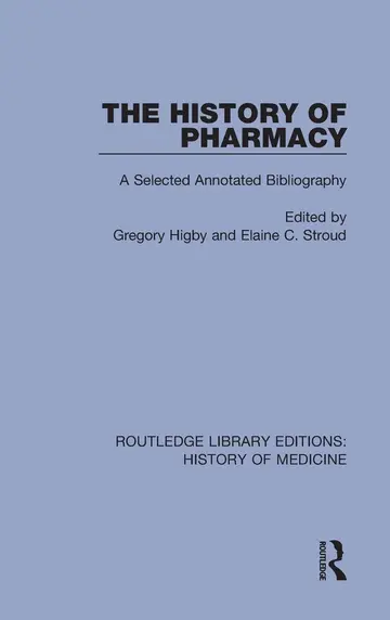 Cover of The History of Pharmacy