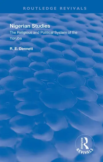 Cover of Nigerian Studies