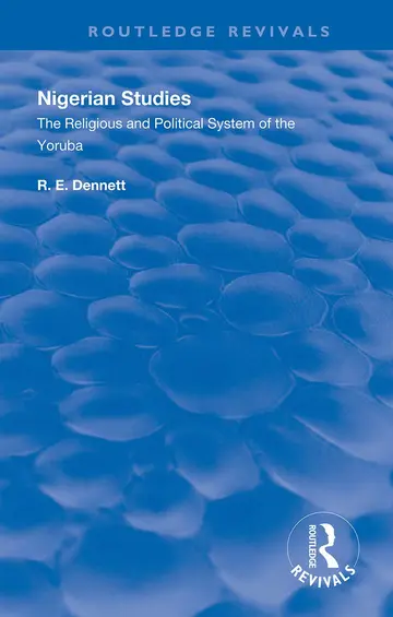 Cover of Nigerian Studies