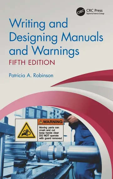 Cover of Writing and Designing Manuals and Warnings, Fifth Edition
