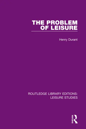 Cover of The Problem of Leisure