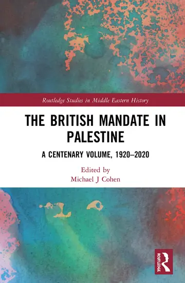 Cover of The British Mandate in Palestine