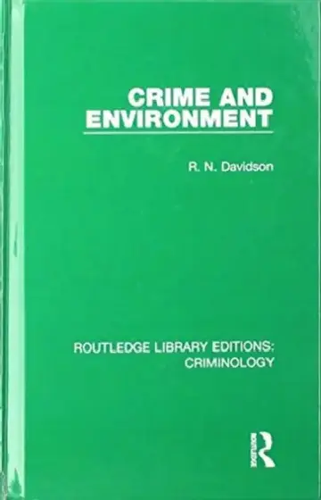 Cover of Crime and Environment