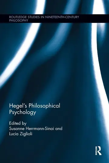 Cover of Hegel's Philosophical Psychology