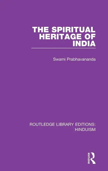 Cover of The Spiritual Heritage of India